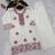 Off-white cotton poly embroidered palazzo set