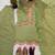 Light-green chanderi embroidered farshi salwar set