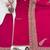 Magenta silk blend embroidered farshi salwar set