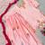 Peach silk blend embroidered farshi salwar set