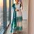 Multicolor georgette embroidered palazzo set