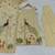 Cream silk blend embroidered palazzo set
