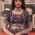 wine jimmy choo embroidered embellished havy work wedding wear saree