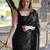 black pure georgette embellished sequinned party wear saree