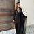 Black crepe embroidered farshi salwar set
