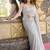 Pure georgette embellished sequinned party wear saree