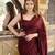 Pure georgette embellished sequinned party wear saree