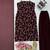 Dark-brown faux georgette embroidered palazzo set