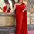 Pure georgette embellished sequinned party wear saree