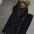 Black georgette embroidered palazzo set
