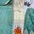 Off-white silk blend embroidered palazzo set