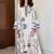 White silk blend embroidered kurta set