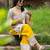 White crepe printed farshi salwar set