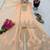 Peach faux georgette embroidered sharara set