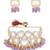 Gold plated white kundan studded lavender purple beaded choker necklace set with earrings for women