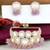Gold plated white kundan studded lavender purple beaded choker necklace set with earrings for women