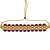 Gold plated pink & wine beaded kundan choker necklace set with matching drop earrings for women