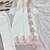 White silk blend embroidered kurta set