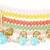 Gold plated pastel multicolor beaded kundan meenakari choker necklace set with matching drop earrings for women & girls
