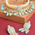 Gold plated pastel multicolor beaded kundan meenakari choker necklace set with matching drop earrings for women & girls