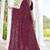 wine digital print satin two tone satin saree for women