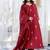 Dark Rose Chanderi Kurta Suit Set