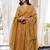 Beige Mul Kurti Suit Set