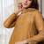 Beige Mul Kurti Suit Set