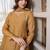 Beige Mul Kurti Suit Set