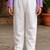 Lavender polyester embroidered full sleeve mandarin collar kurta and pyjama set