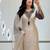 Cream Solid Cotton Kurta Set