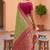 indian green heavy zari weaving work banarasi silk blend saree