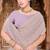 Designer lavender heavy zari embroidery work georgette saree