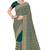 Designer rama heavy zari embroidery work georgette saree