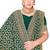 Designer rama heavy zari embroidery work georgette saree
