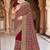 Designer maroon heavy zari embroidery work georgette saree