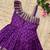 Girls pink woven silk flared gown with one-shoulder neck & zari border