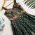 Charming girls frock with intricate floral weaving and a stylish panel design