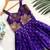 Charming girls frock with intricate floral weaving and a stylish panel design