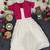 Off-white zari butti gown with a delicate pink butti jacket