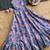 A cute ruffled floral print dress for girls