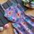 A cute ruffled floral print dress for girls