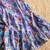 A cute ruffled floral print dress for girls