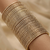 Gold metal bangle set for traditional & festive wear
