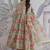 Green Cotton Embroidery Work Anarkali Kurta
