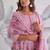 Pink Cotton Anarkali Suit Set