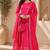 Pink chanderi gotta patti work anarkali suit