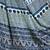 Soft dola silk blue ajrakh print saree with blouse piece