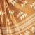 Mustard abstract print soft silk saree with zari border with blouse piece