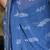 Soft moss crepe blue printed saree with blouse piece